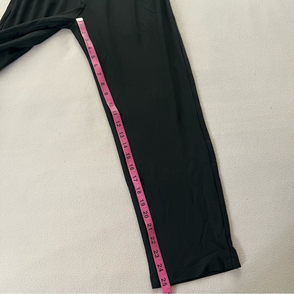 RESET BY Janet Forest Green paper-bag High waist Slim Tie Pants - Picture 8 of 9